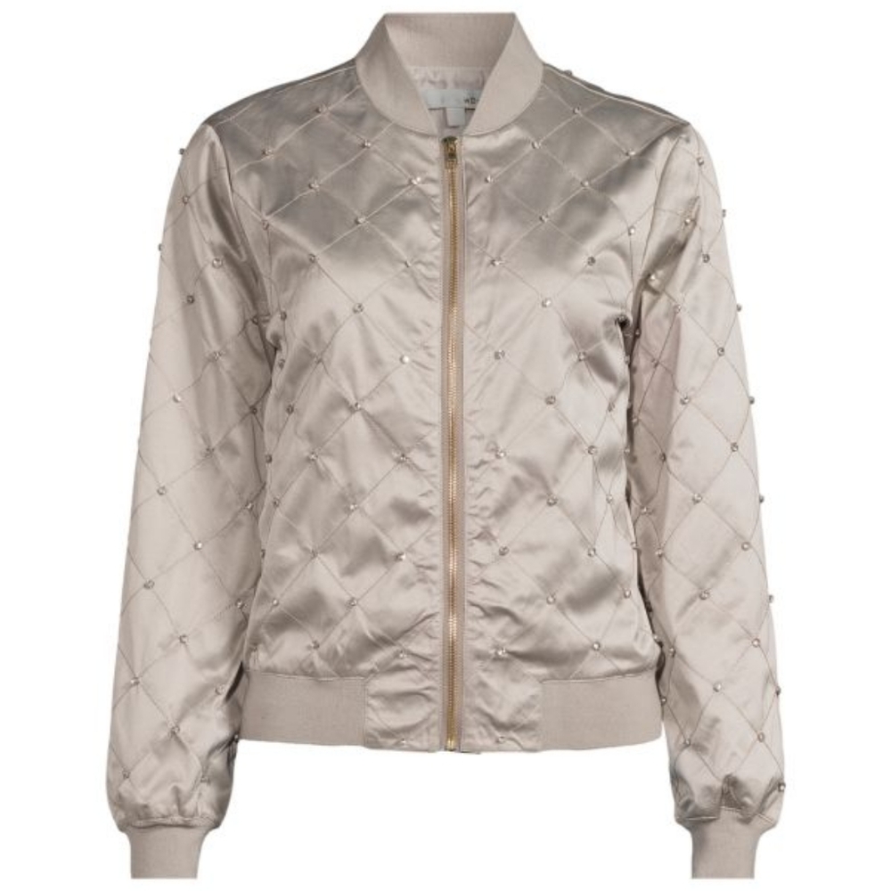 Quilted Bomber Jacket by WD.NY sz Large, NWT